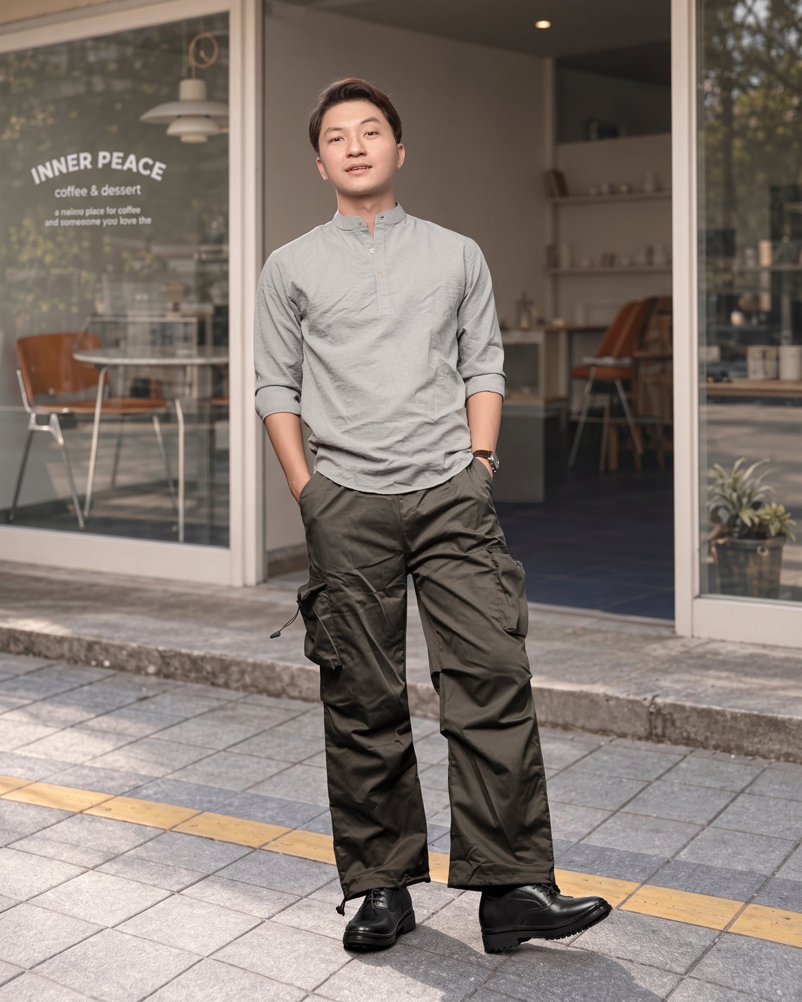 GIÀY CAO NAM SIÊU NHẸ T141 ĐEN CAO 7CM