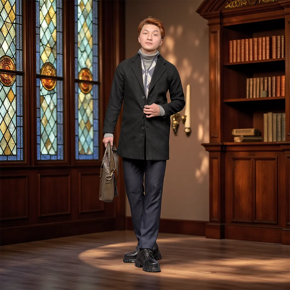 GIÀY TĂNG CHIỀU CAO NAM  SIÊU NHẸ T167 ĐEN SỌC CAO 11CM