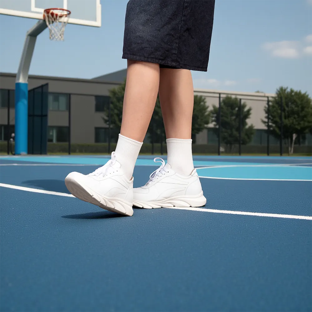 GIÀY ĐẾ CAO NAM SIÊU NHẸ T228 TRẮNG CAO 8CM