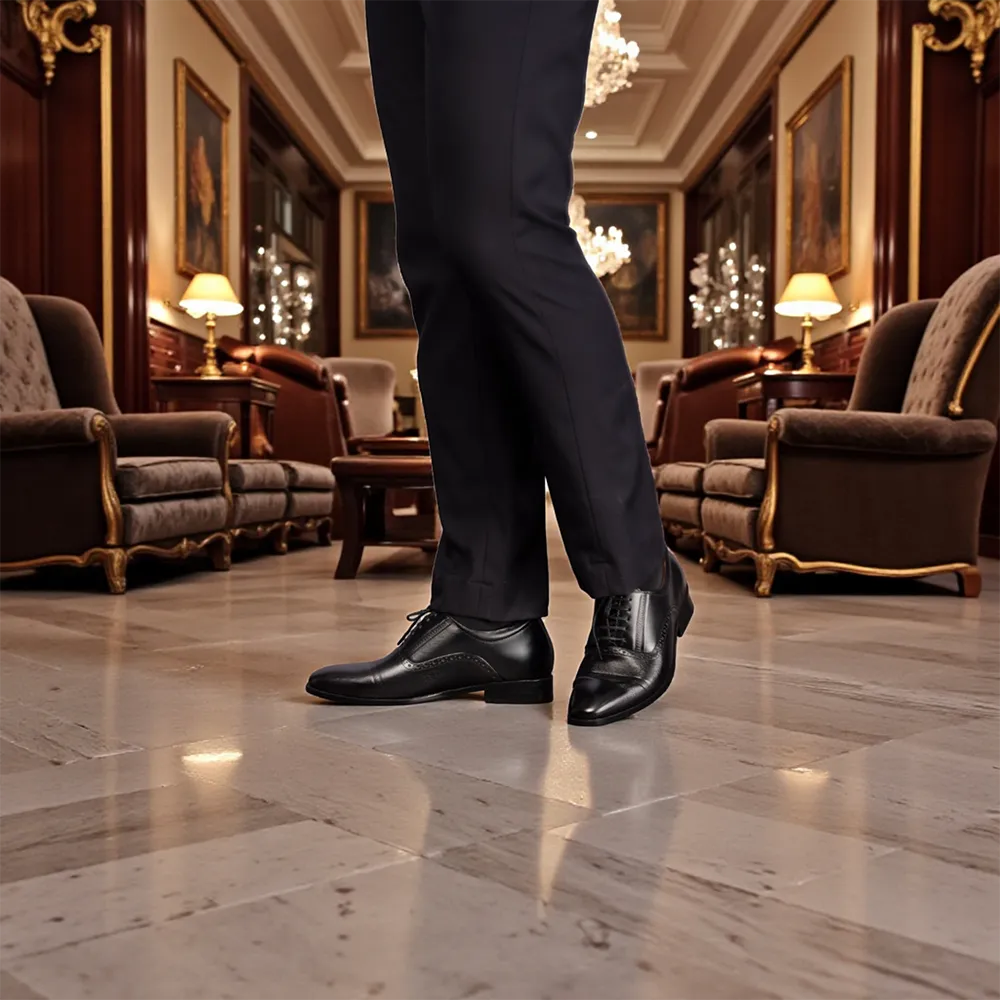 GIÀY CAO NAM A210Đ 6CM - LUXURY SHOES