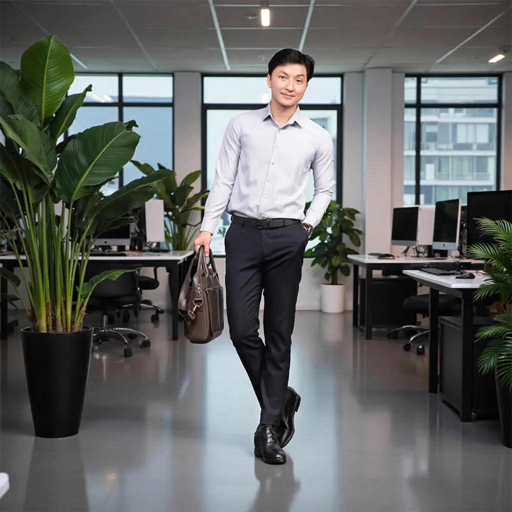 GIÀY ĐỘN NAM T96 ĐEN CAO 10CM