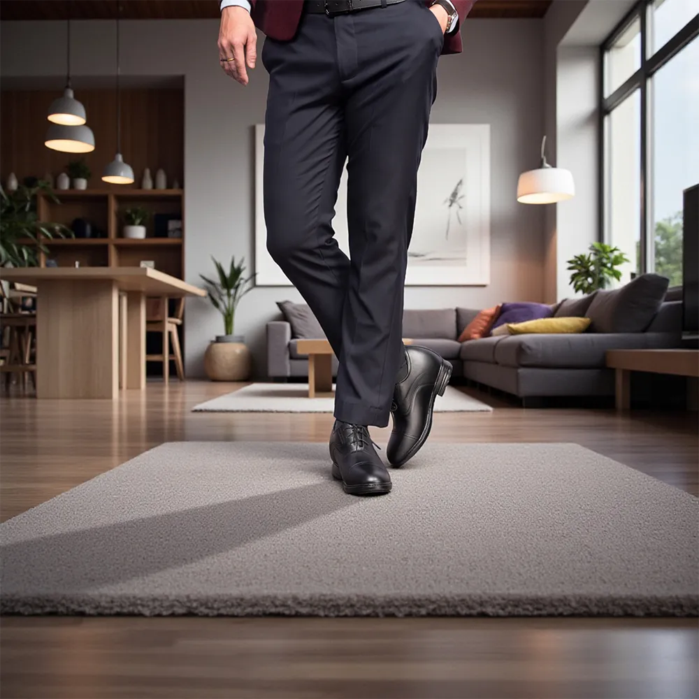 GIÀY ĐỘN NAM T96 ĐEN CAO 10CM