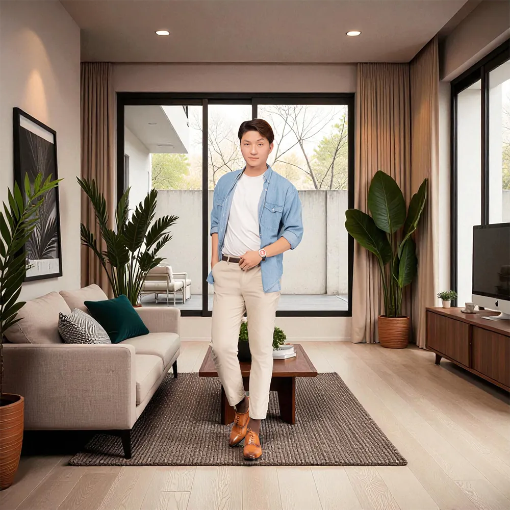 GIÀY CAO NAM A210NB 6CM - LUXURY SHOES