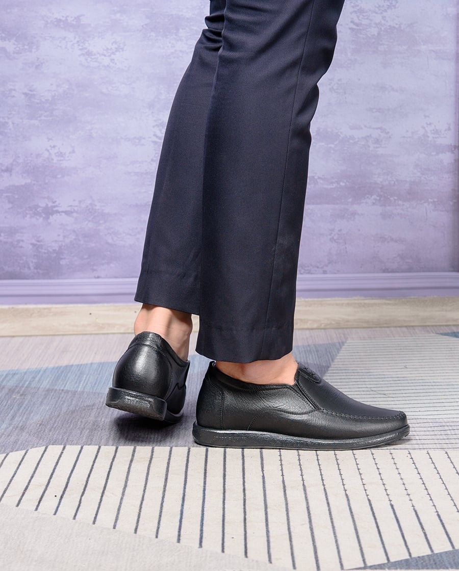 GIÀY ĐỘN NAM SIÊU NHẸ T164 ĐEN SỌC CAO 5CM
