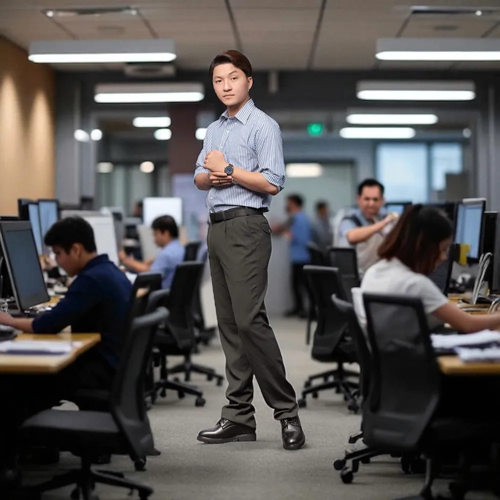 GIÀY CAO NAM T178 ĐEN SẦN CAO 11CM