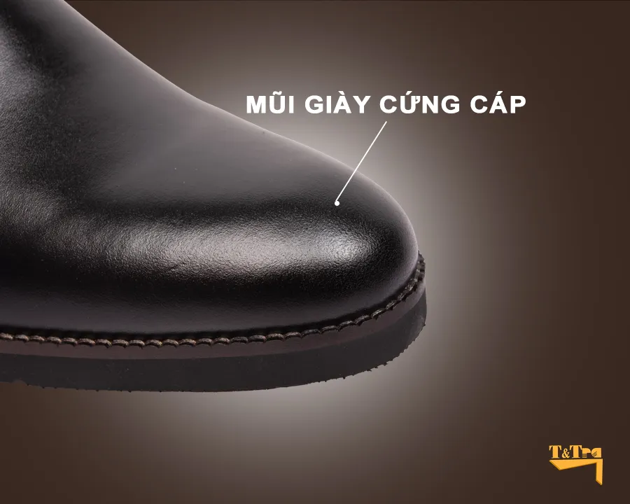 GIÀY CAO CỔ NAM SIÊU NHẸ S1077 ĐEN 7CM