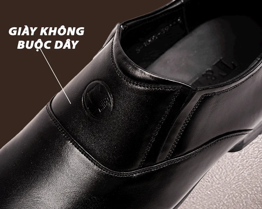 GIÀY TĂNG CHIỀU CAO NAM S1005 ĐEN TRƠN
