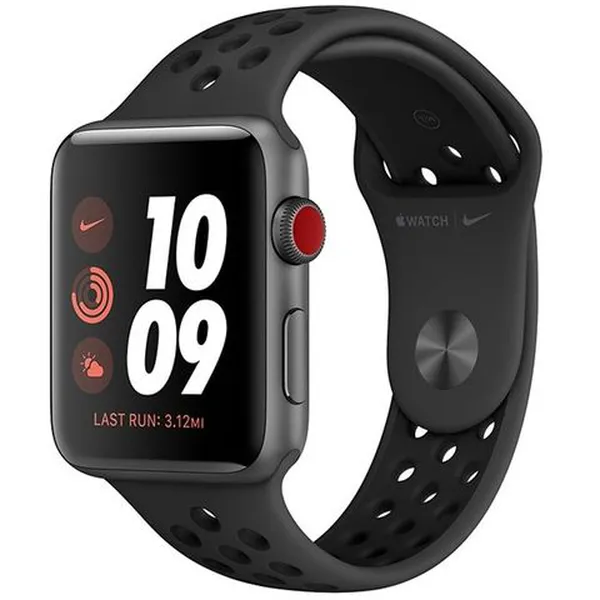 Đồng Hồ Thông Minh Apple Watch Nike+ Series 3 GPS Only Aluminum Case With Nike Sport Band (Viền Nhôm & Dây Nike)
