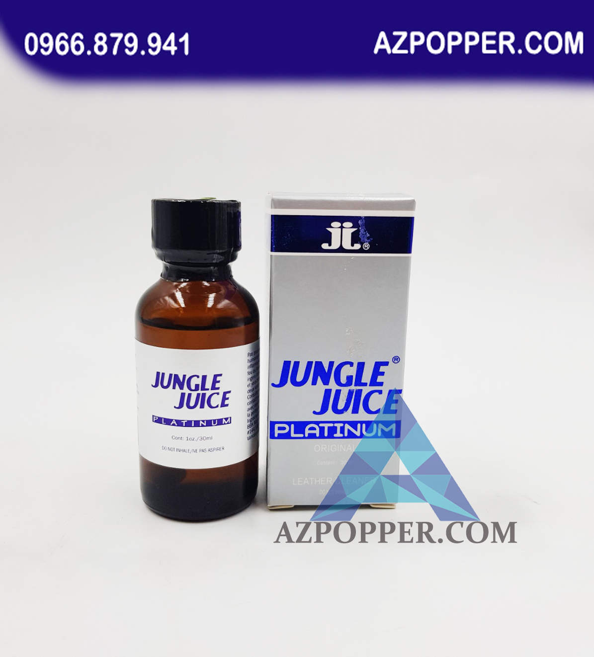 Popper Jungle Juice Platinum 30ml chai tròn cảm xúc tuông trào mạnh mẽ 