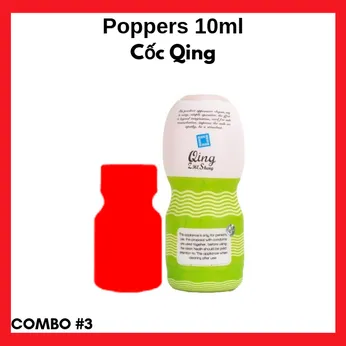 Combo #3 Popper 10ml cổ điển và Cốc thủ dâm Qing siêu sướng