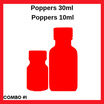 Combo #1 Popper 30ml cao cấp mạnh mẽ và popper 10ml cổ điển siêu tiết kiệm