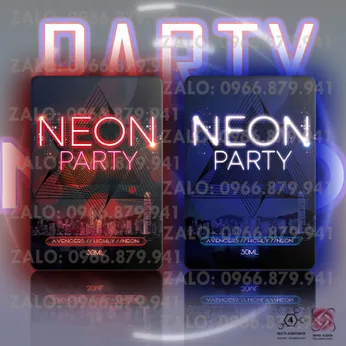 Popper neon pary mẫu mới cực mạnh mẽ siêu chất tặng kèm 10ml