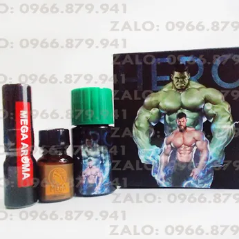 Poppers Hero cơ bắp mạnh mẽ cho cảm giác phê đến tột đỉnh