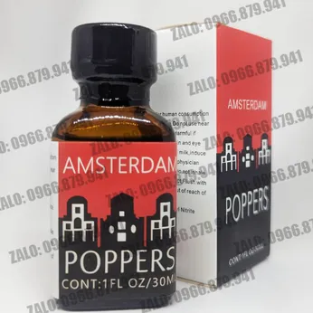 Popper Amsterdam 30ml hồng cho cảm giác thăng hoa hơn khi quan hệ