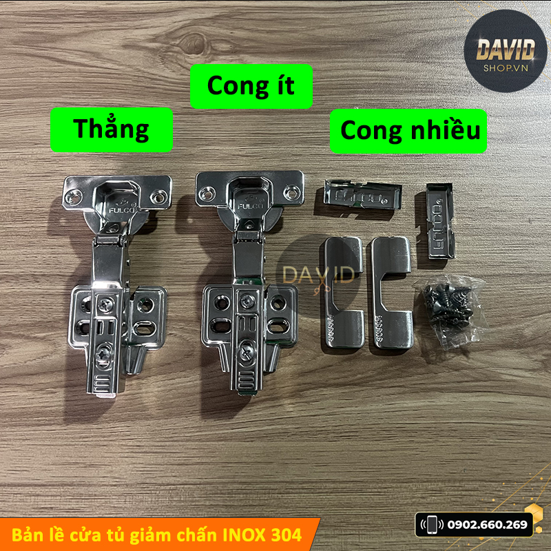 Bàn lề giảm chấn inox 304 BL3F-001 Bàn lề giảm chấn inox 304 BL3F-001