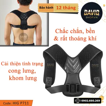 Đai chống gù lưng HIG P711 hàng xịn