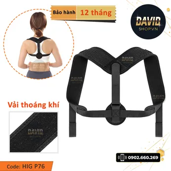 Đai chống gù lưng HIG P76 hàng xịn