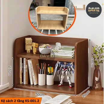Kệ sách để bàn 2 tầng KS-001.2
