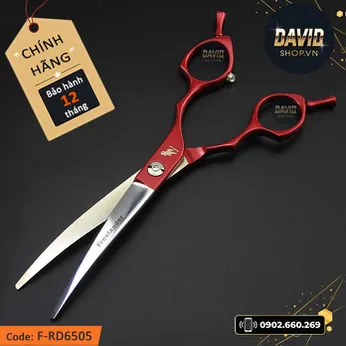 Kéo cắt lông chó mèo Freelander lưỡi cong 6.5 inch F-RD6505