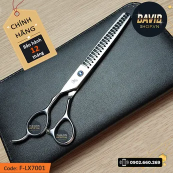 Kéo tỉa lông chó mèo tay trái Freelander xương cá 7 inch F-LX7001