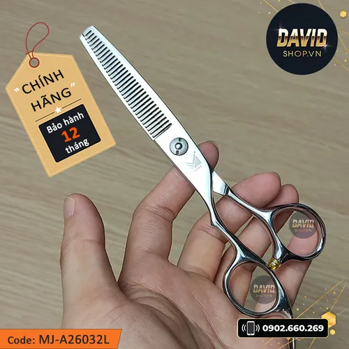 Bộ kéo cắt tóc tay trái & kéo tỉa tóc Mark'J 6 inch A260L và A26032L