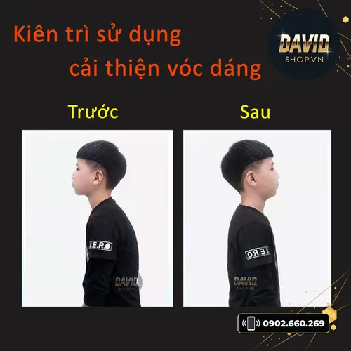 Đai chống gù lưng cho trẻ em báo rung thông minh posture corrector CIVA 2105