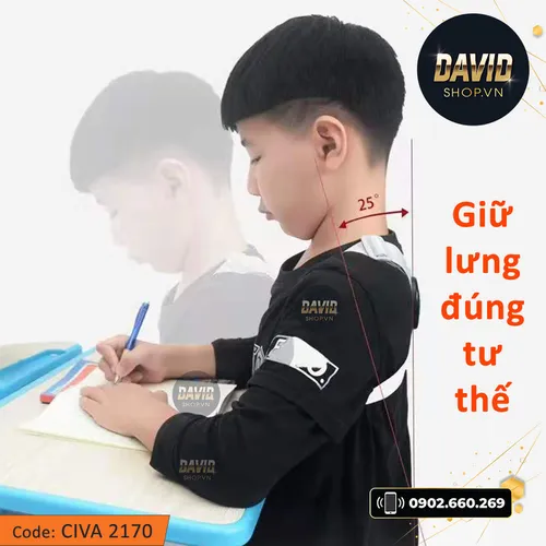Đai chống gù lưng cho trẻ em báo rung thông minh posture corrector CIVA 2170