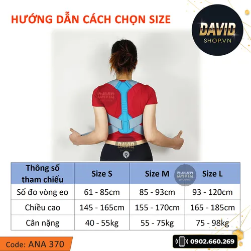 Đai chống gù lưng người lớn ANA 370