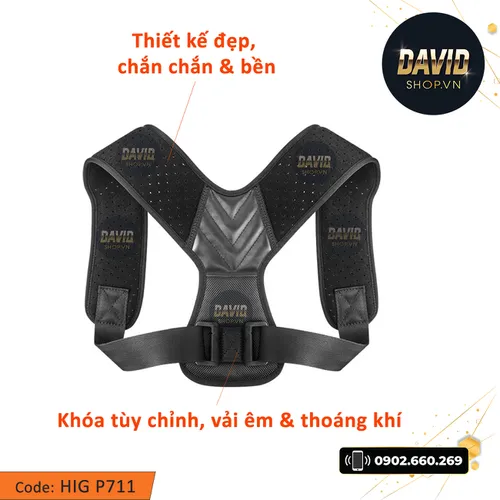 Đai chống gù lưng HIG P711 hàng xịn