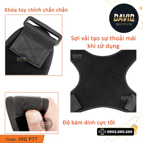 Đai chống gù lưng HIG P77 hàng xịn