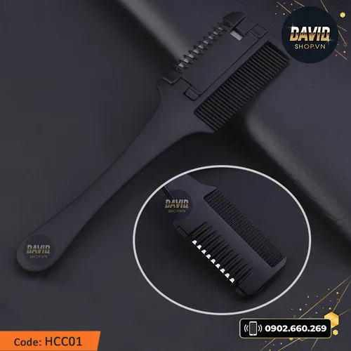 Lược cắt tóc gắn lưỡi dao lam HCC01