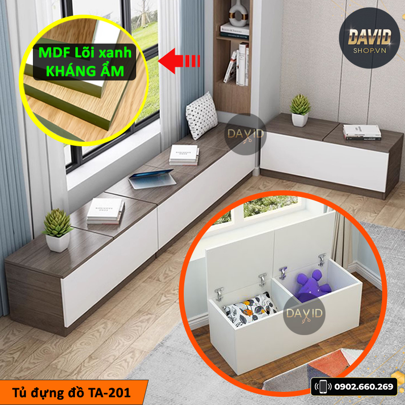 Tủ đựng đồ thông minh 3 trong 1 TA-201 Tủ đựng đồ thông minh 3 trong 1 TA-201