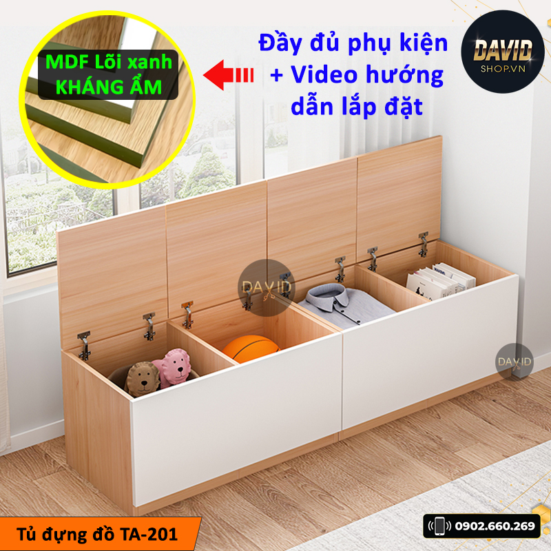 Tủ đựng đồ thông minh 3 trong 1 TA-201 Tủ đựng đồ thông minh 3 trong 1 TA-201