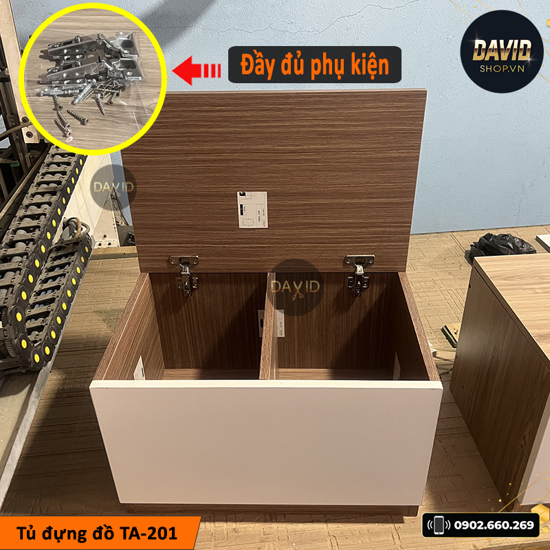 Tủ đựng đồ thông minh 3 trong 1 TA-201 Tủ đựng đồ thông minh 3 trong 1 TA-201