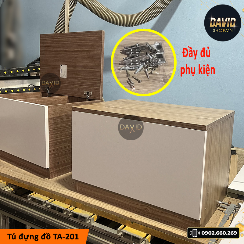 Tủ đựng đồ thông minh 3 trong 1 TA-201 Tủ đựng đồ thông minh 3 trong 1 TA-201