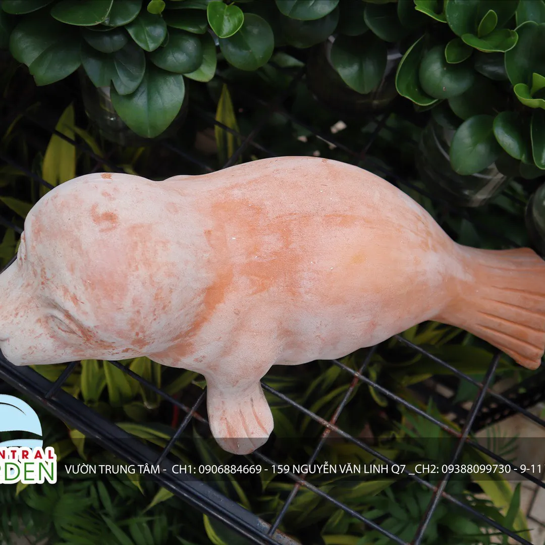 TƯỢNG ĐẤT NUNG SƯ TỬ BIỂN LỚN