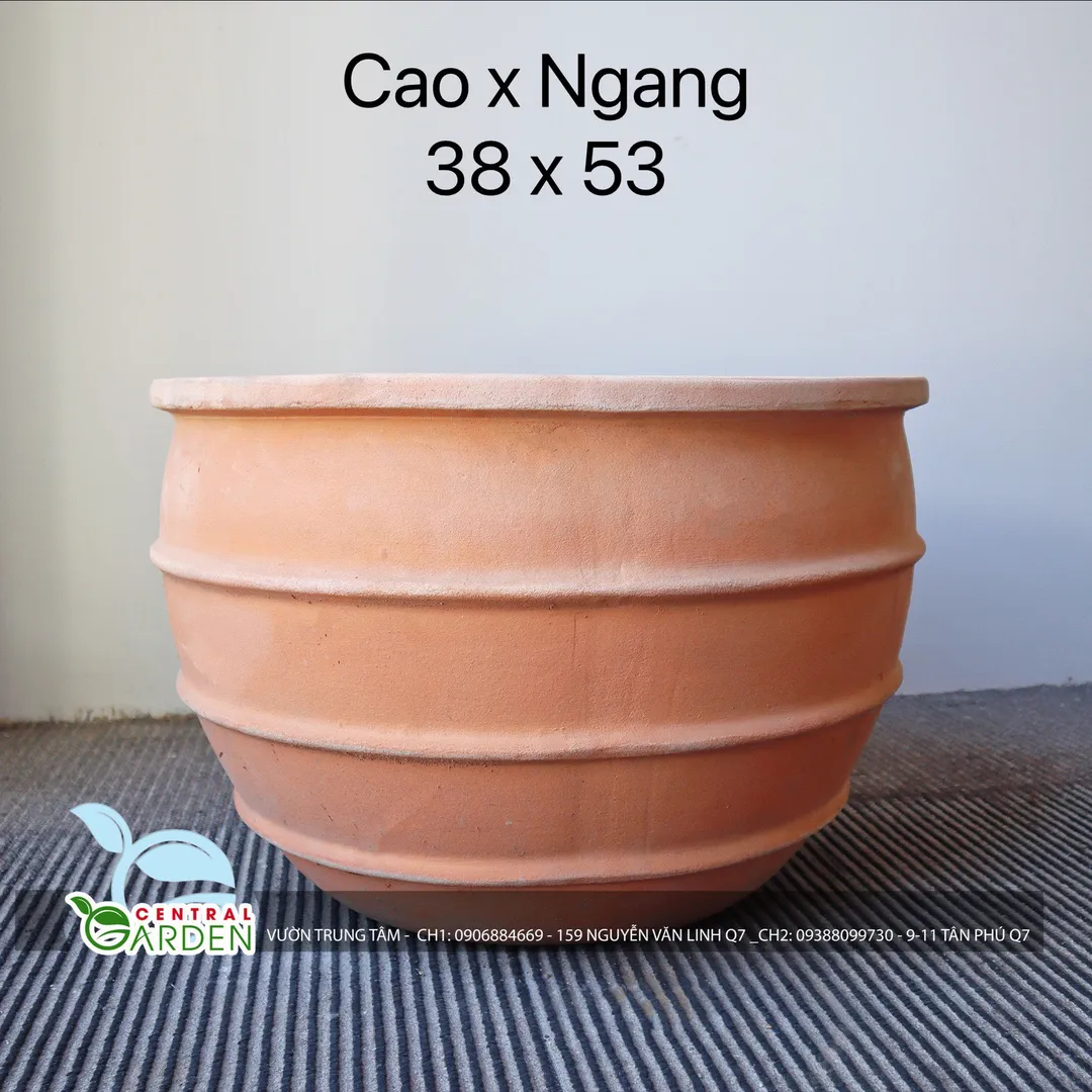 CHẬU ĐẤT NUNG TRONG BẦU