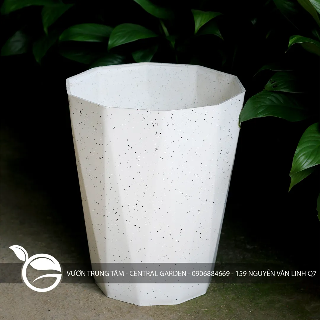 CHẬU NHỰA BÁT GIÁC GẠCH 470