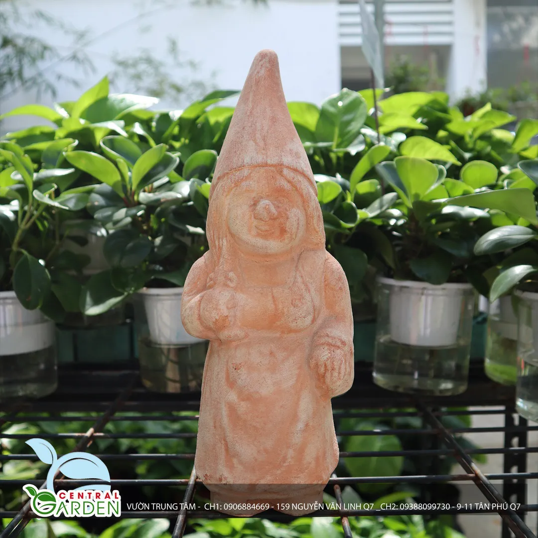 TƯỢNG ĐẤT NUNG THÂN LÙN GIỮ VƯỜN NỮ