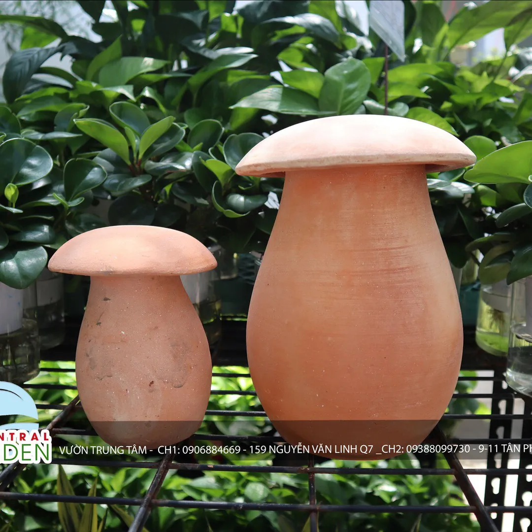 TƯỢNG ĐẤT NUNG HÌNH NẤM LỚN