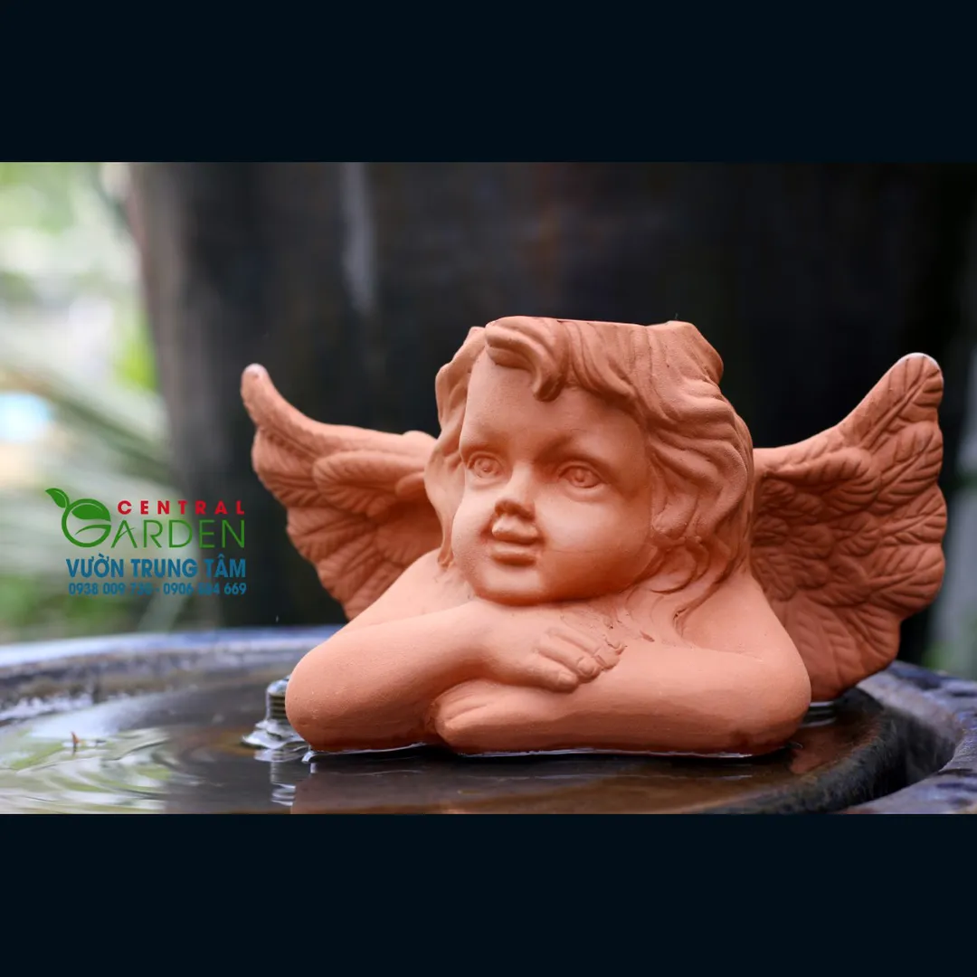 CHẬU ĐẤT NUNG THIÊN THÂN KHOANH TAY