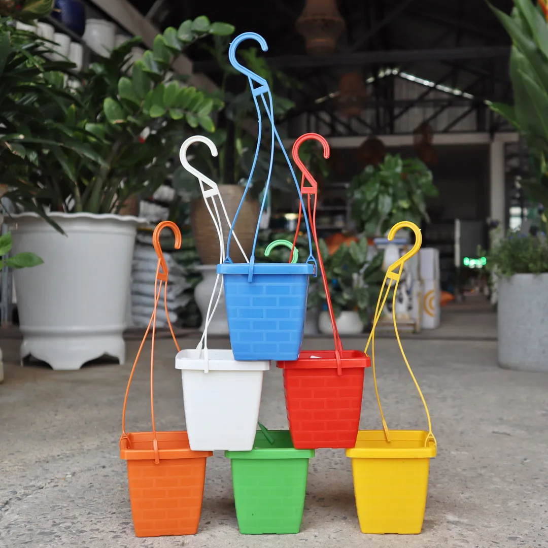 Chậu Nhựa Vuông Treo Nhỏ