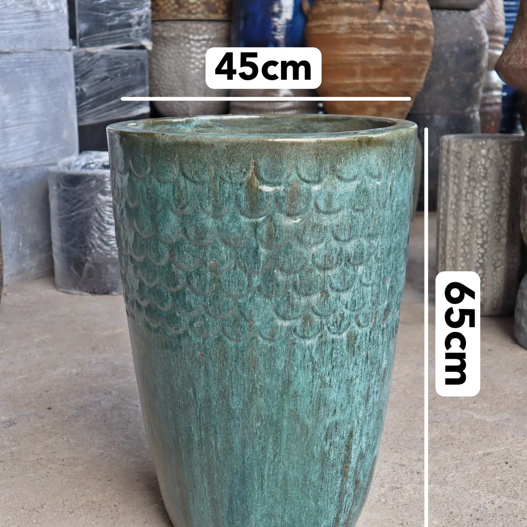 CHẬU MEN SÔI XUẤT KHẨU 45X65