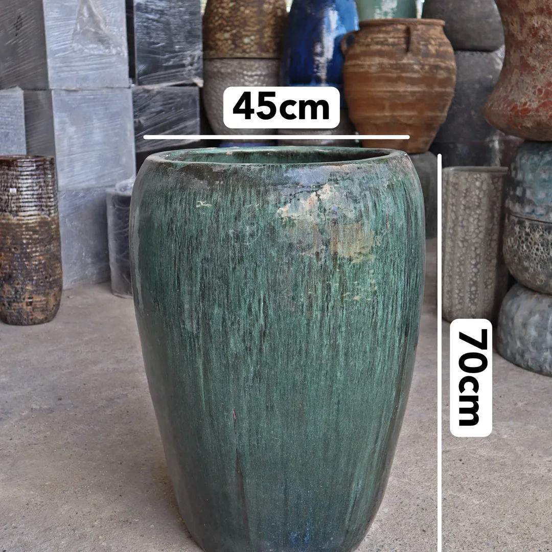 CHẬU MEN SÔI XUẤT KHẨU 45X70