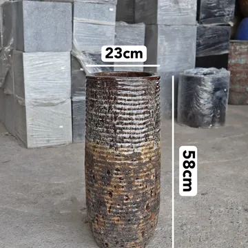 CHẬU MEN SÔI XUẤT KHẨU 23X58