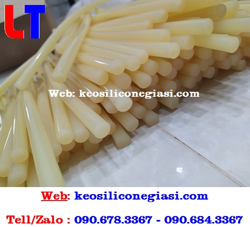 keo silicone cây màu vàng nhạt