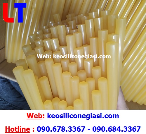 keo silicone cây màu vàng đậm số lượng nhiều