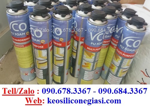 Keo xịt bọt nở Pu Foam Keo xịt bọt nở Pu Foam