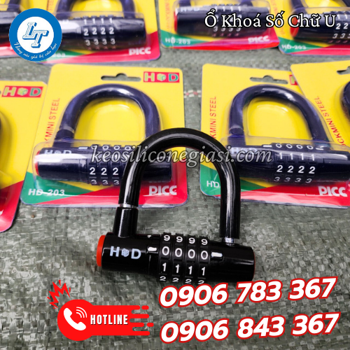 ổ khóa số mật khẩu chữ U 3 ổ khóa số mật khẩu chữ U 3