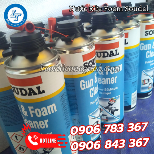 Nước rửa foam soudal 4 Nước rửa foam soudal 4